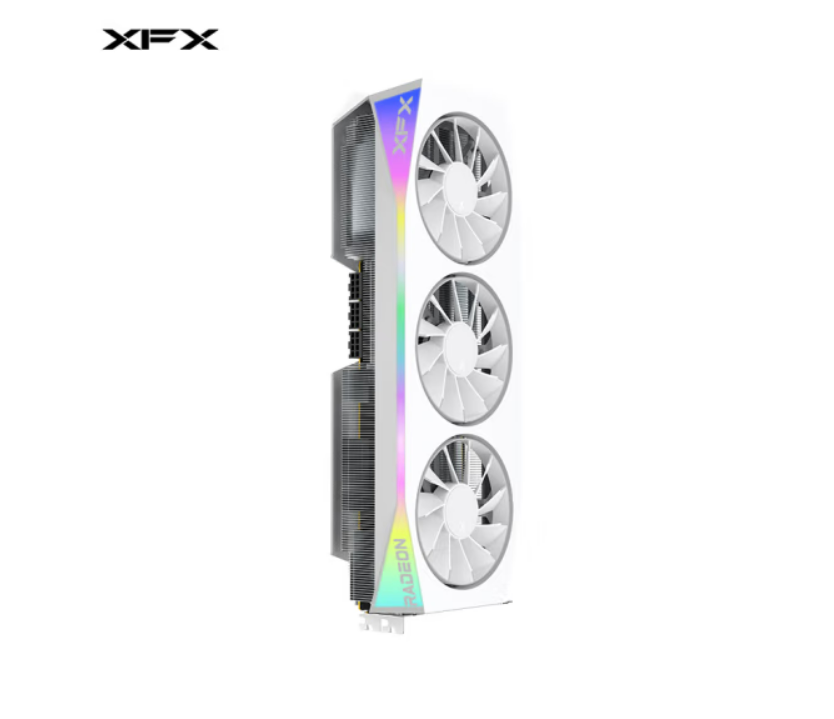 XFX)AMD RADEON RX 9070 XT OC 16GB Mercury White Magnetic Air-New and original
