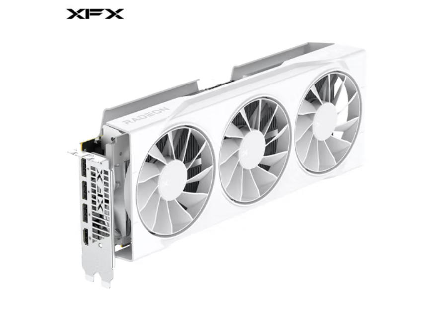 XFX AMD Radeon RX 9070 XT Swift White Triple Fan-New and original